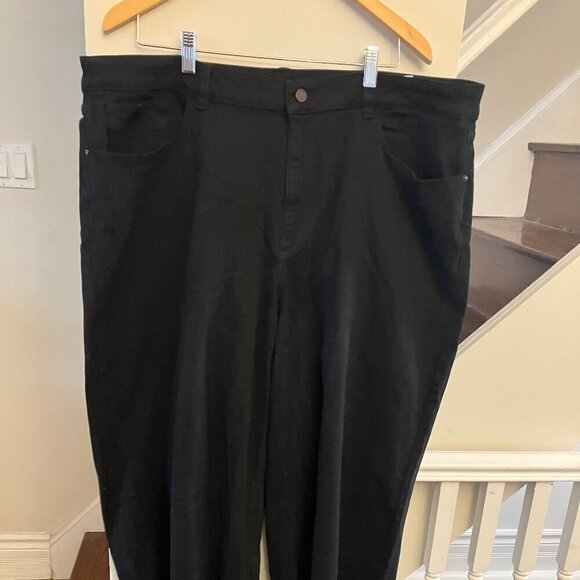 Black Wide Leg Jeans Plus Size - Picture 5 of 12